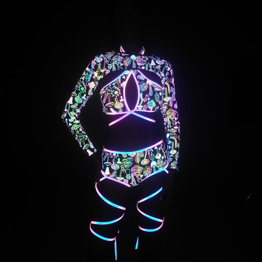 Miami Glow Three Piece Swimsuit Women