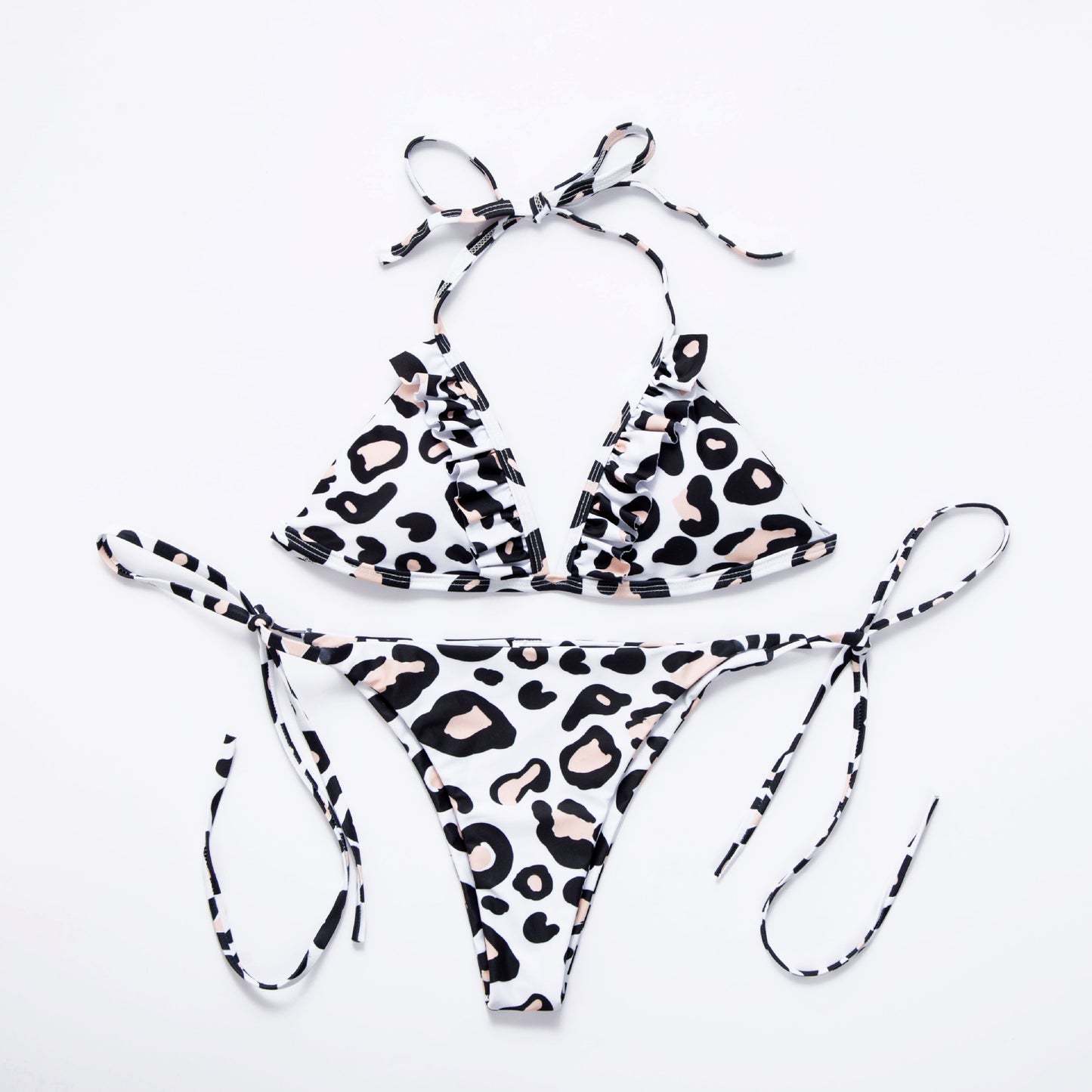 Leopard Ruffle Bikini