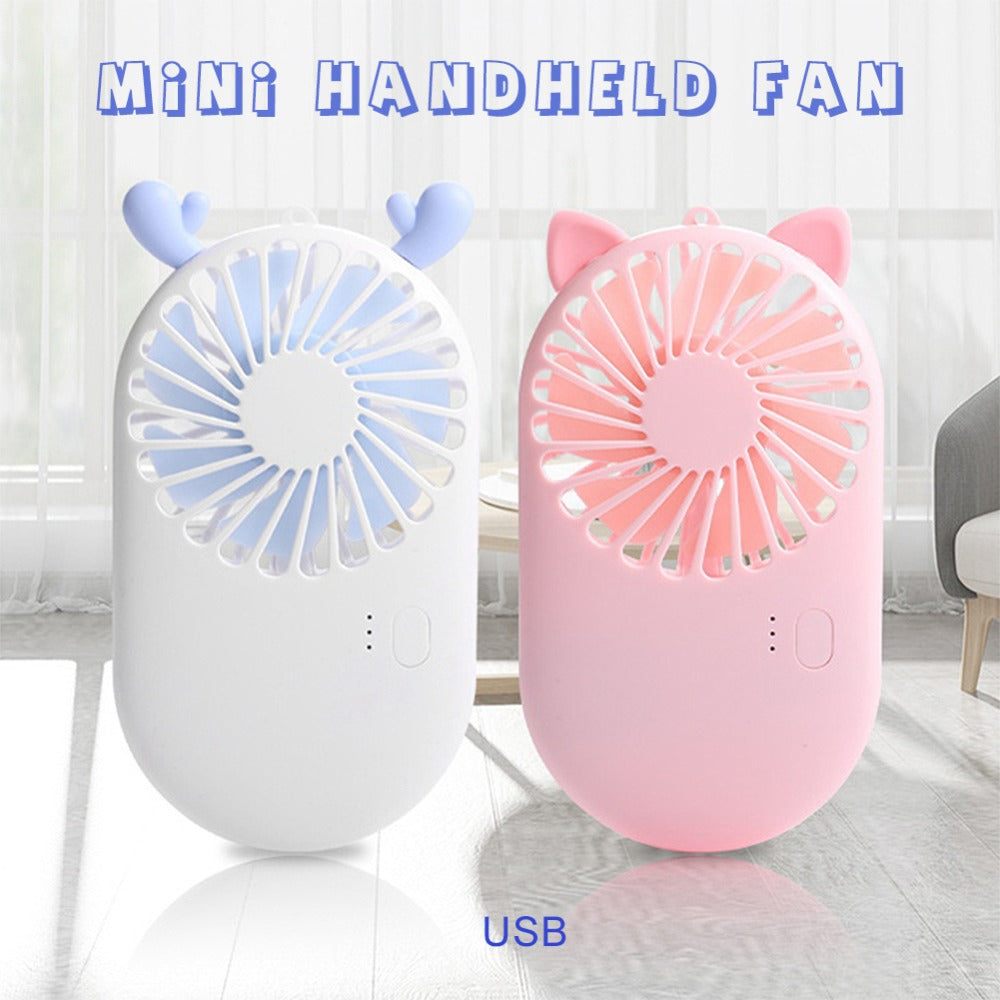 Portable Mini Fan Handheld USB Chargeable