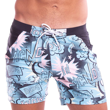 Quick-dry Men's swim trunks