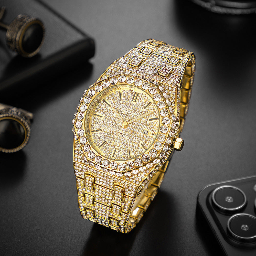 Miami Fashion Diamond Men's Quartz Watch