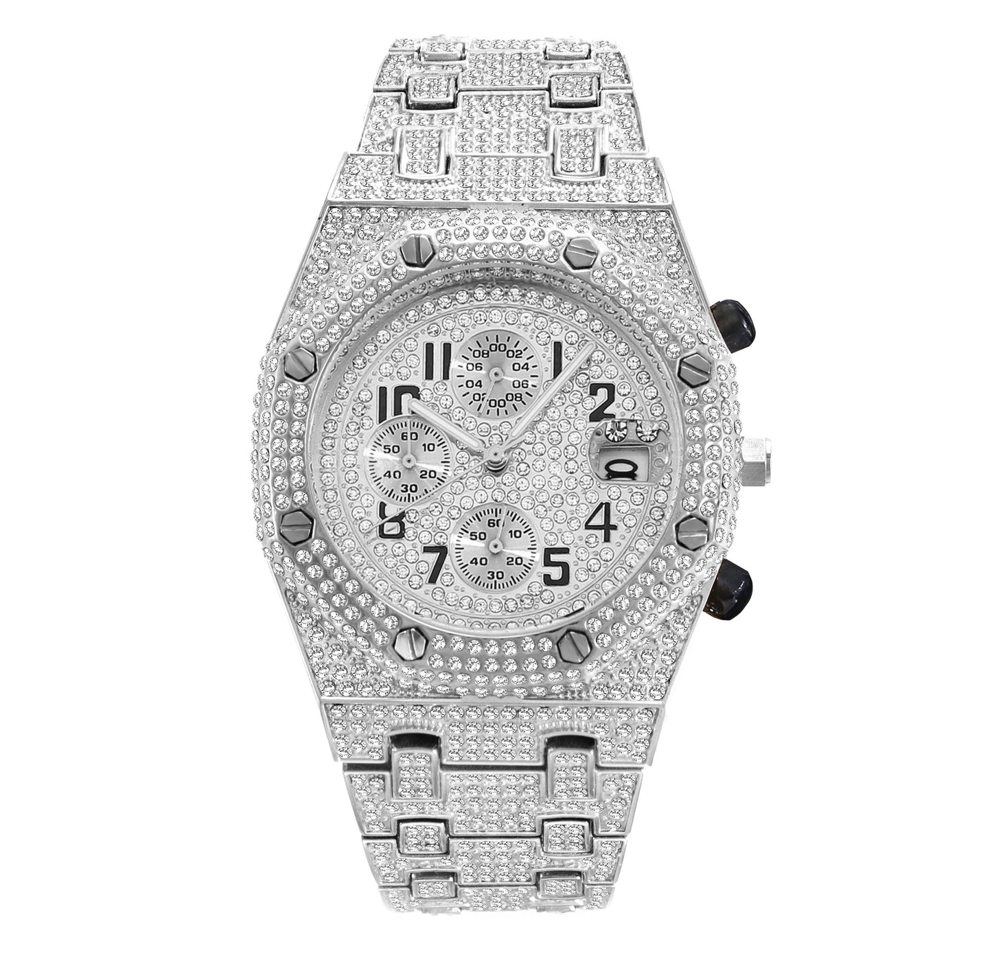 Primal Miami Pointer Diamond Sports Quartz Men's Watch