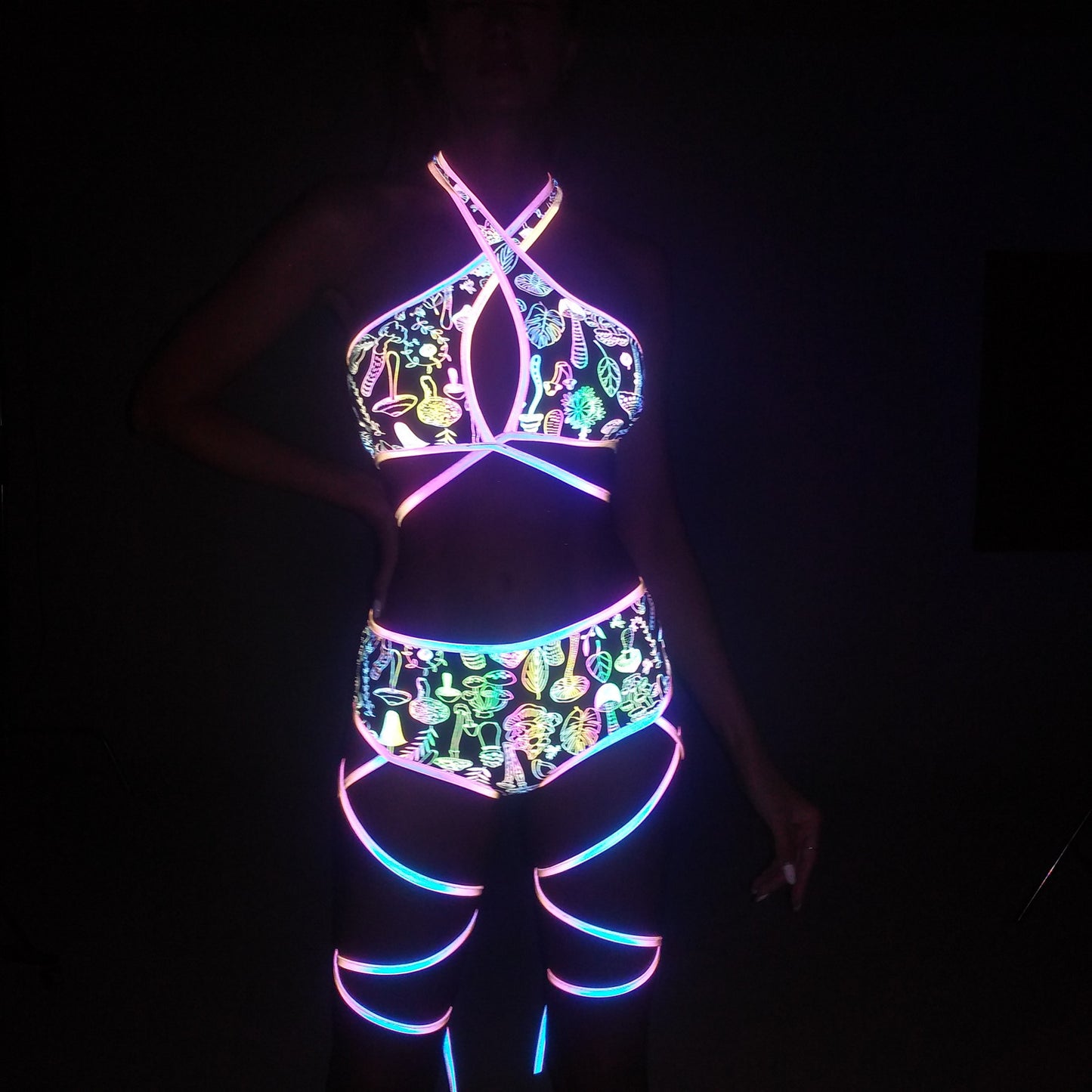 Miami Glow Three Piece Swimsuit Women