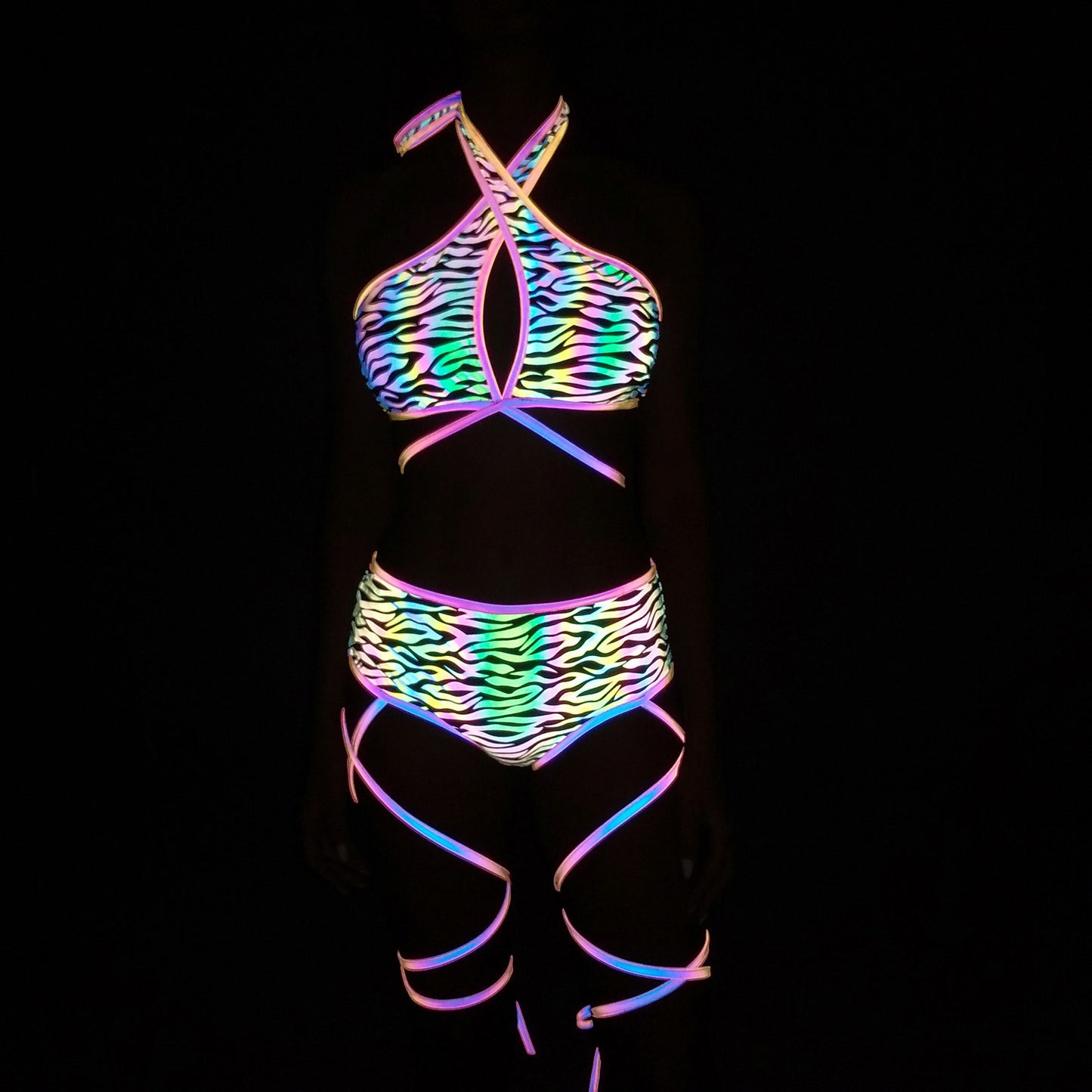 Miami Glow Three Piece Swimsuit Women